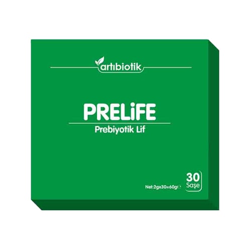 Prelife Prebiyotik Lif 30 Saşe Artıbiotik ürünleri Ankara Burak Lokman Hekim'de