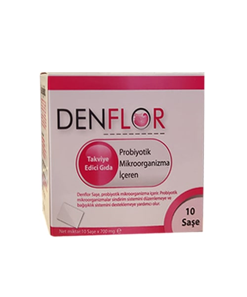 denflor-probiyotik Denflor Probiyotik Microorganizma İçeren Takviye Edici Gıda 10 Saşe - Görsel 1