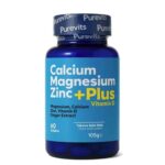 Purevits Kalsiyum Magnezyum Çinko Vitamin D Plus 60 Tablet