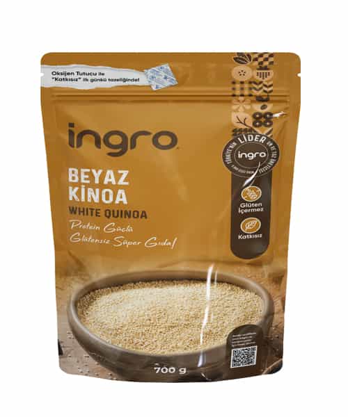 İngro-Glutensiz-Beyaz-Kinoa İngro Glutensiz Beyaz Kinoa 700g - Görsel 1