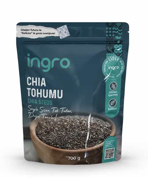 İngro-Chia-tohumu İngro Glutensiz Chia Tohumu 700g - Görsel 1